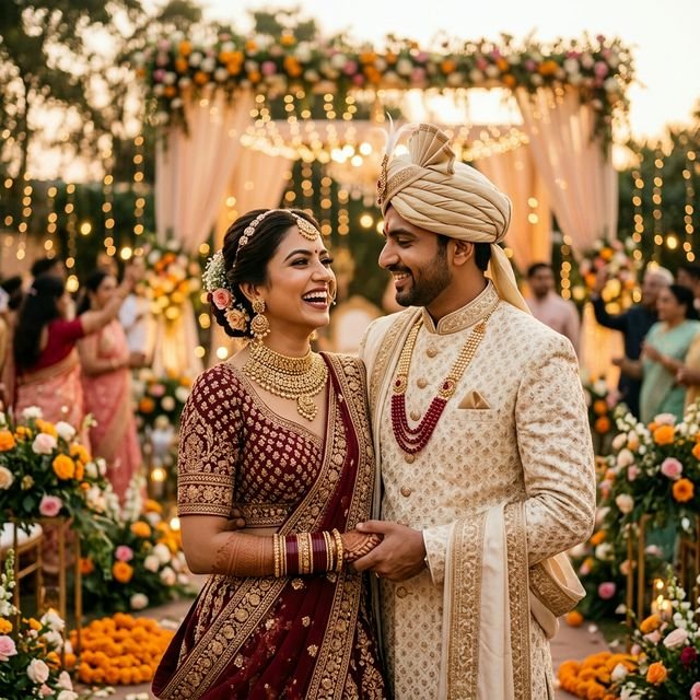 Happy Indian Couple 1